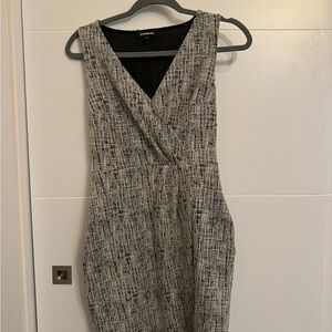 Express Black and White Women's Dress